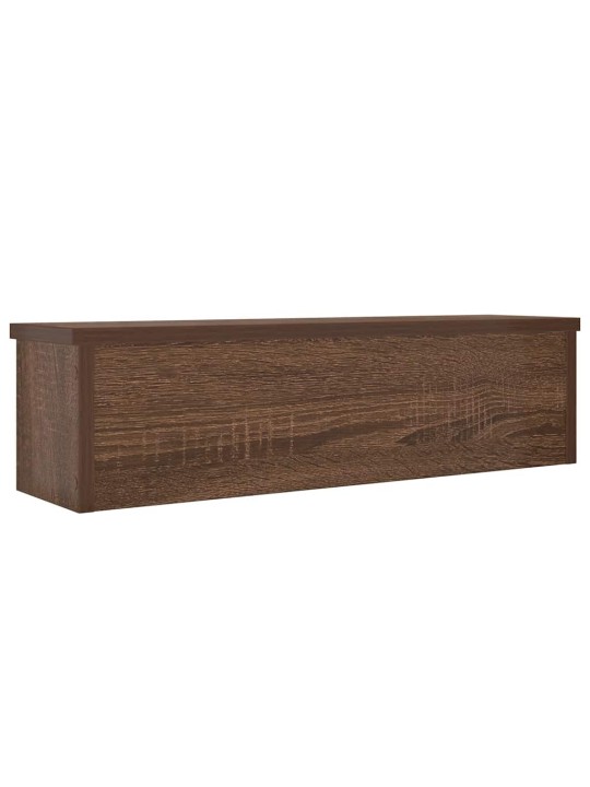 Keittiöteline pinottava ruskea tammi 60x15x16 cm tekninen puu