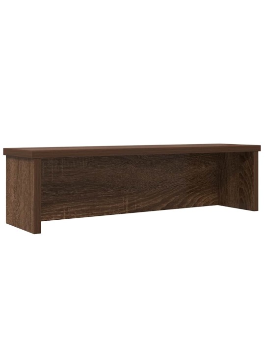 Keittiötelineet pinottavat 2 kpl ruskea tammi 60x15x16 cm