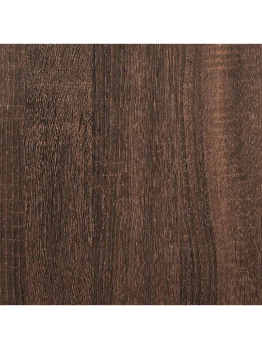 Keittiötelineet pinottavat 2 kpl ruskea tammi 60x15x16 cm