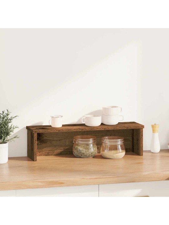Keittiöteline pinottava vanha puu 60x15x16 cm teknillinen puu