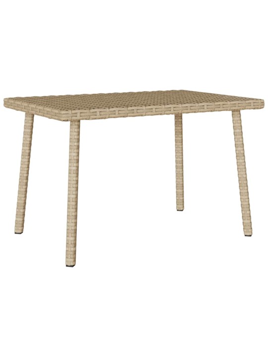 Garden sohvapöytä suorakaiteen muotoinen beige polyrottinki