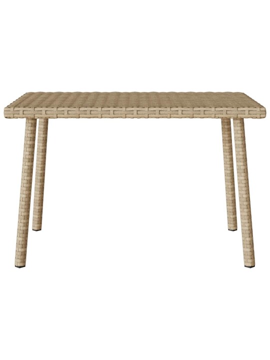 Garden sohvapöytä suorakaiteen muotoinen beige polyrottinki