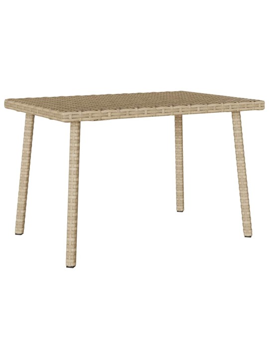 Garden sohvapöytä suorakaiteen muotoinen beige polyrottinki
