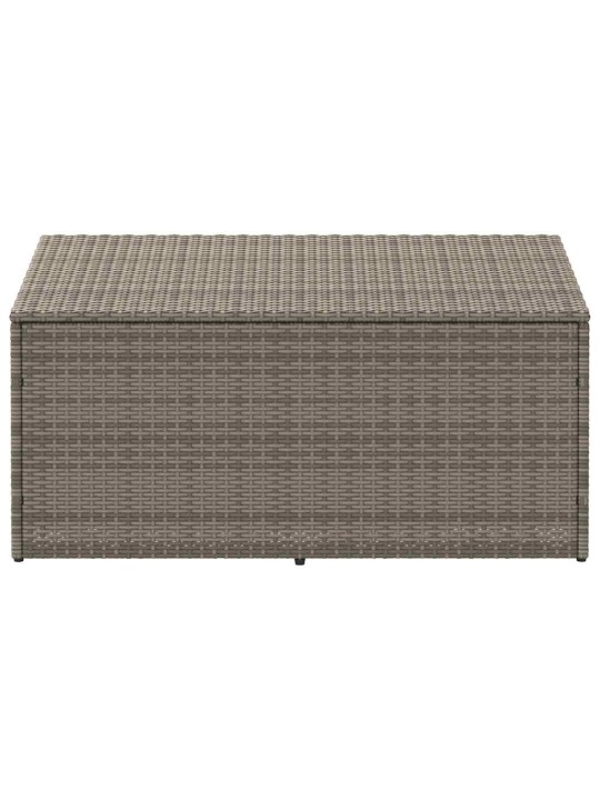 Puutarhan säilytyslaatikko harmaa 110x50x58 cm polyrottinki
