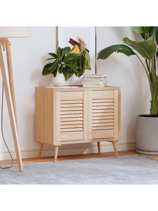 Kaapin ovet säleikkö design 2 kpl 39,5x29,5cm massiivipuu mänty
