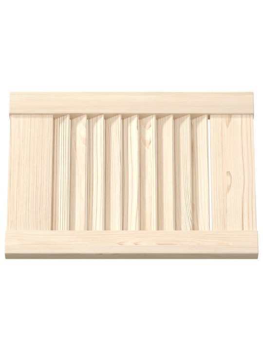 Kaapin ovet säleikkö design 4 kpl 39,5x29,5cm massiivipuu mänty