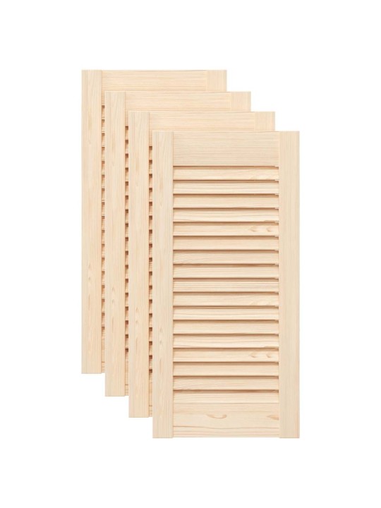 Kaapin ovet säleikkö design 4 kpl 61,5x29,5cm massiivipuu mänty