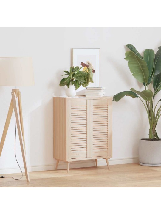 Kaapin ovet säleikkö design 2 kpl 69x29,5 cm massiivipuu mänty