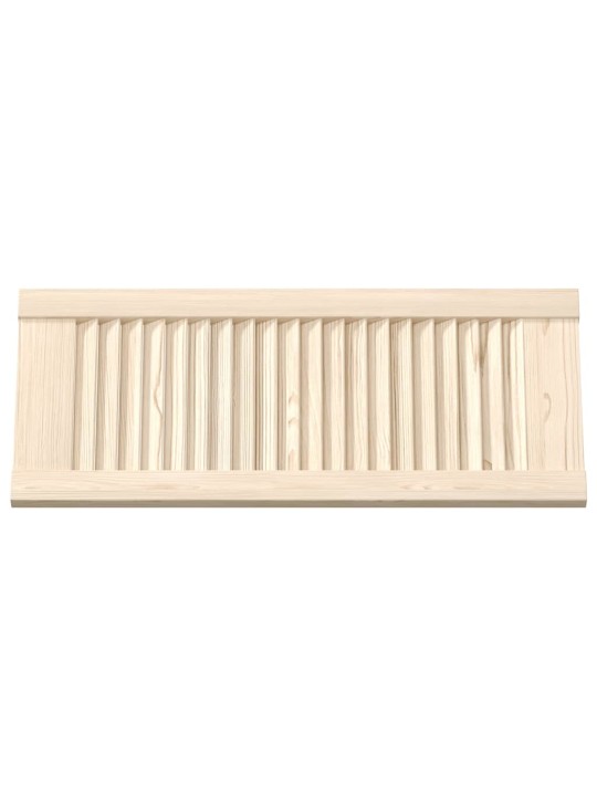 Kaapin ovet säleikkö design 2 kpl 69x29,5 cm massiivipuu mänty
