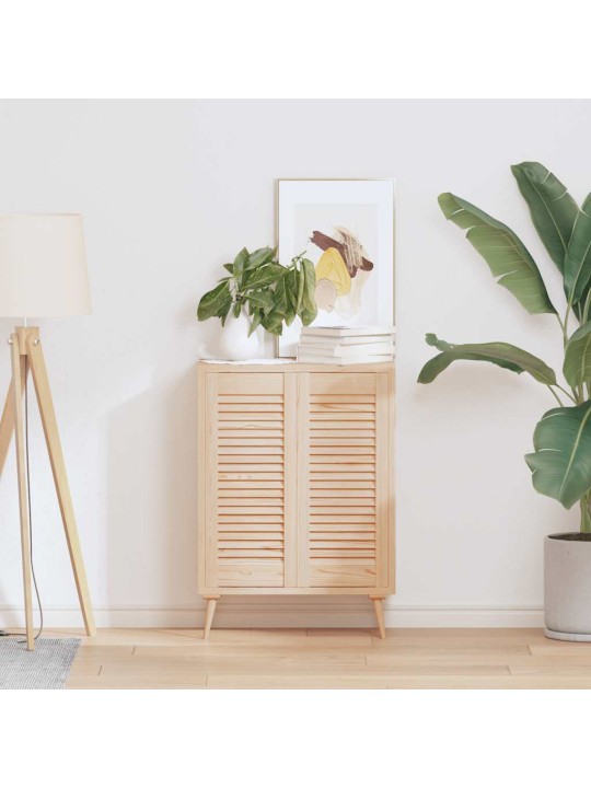 Kaapin ovet säleikkö design 2 kpl 69x29,5 cm massiivipuu mänty