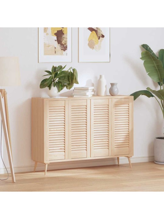 Kaapin ovet säleikkö design 4 kpl 69x29,5 cm massiivipuu mänty