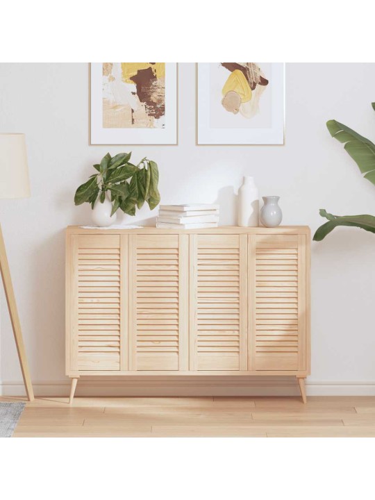 Kaapin ovet säleikkö design 4 kpl 69x29,5 cm massiivipuu mänty