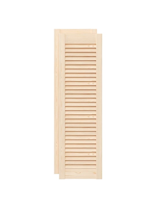 Kaapin ovet säleikkö design 2 kpl 99x29,5 cm massiivipuu mänty