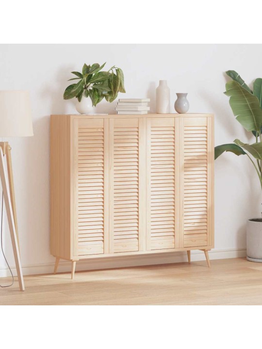 Kaapin ovet säleikkö design 4 kpl 99x29,5 cm massiivipuu mänty