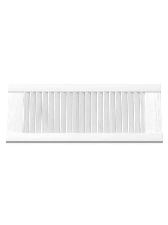 Kaapistoovet säleikkö design 4 kpl valkoinen 69x29,5 cm