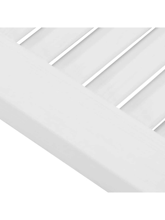 Kaapistoovet säleikkö design 2 kpl valkoinen 99x29,5 cm