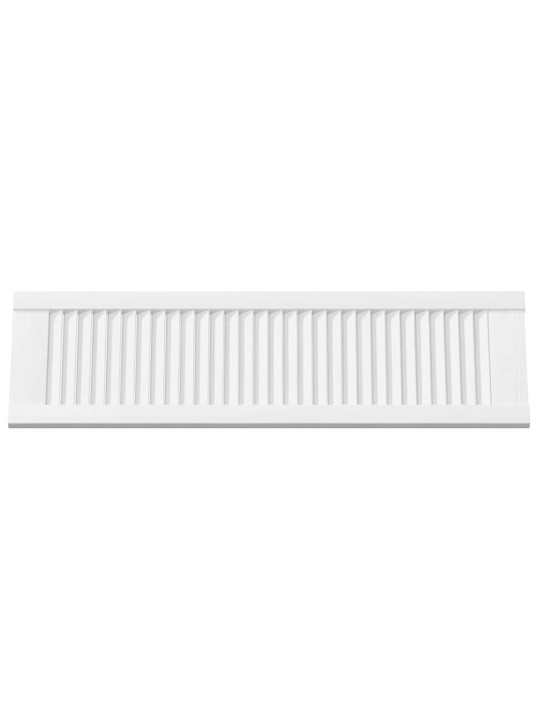 Kaapistoovet säleikkö design 4 kpl valkoinen 99x29,5 cm