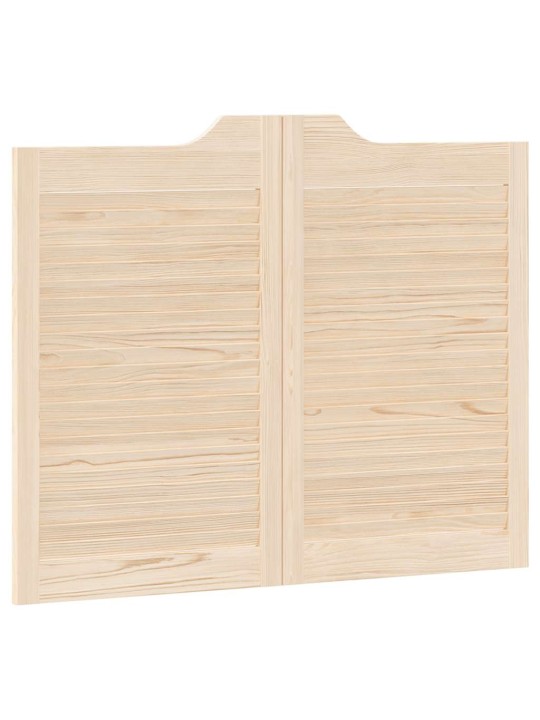 Kääntöovet säleikkö design 2-pari 80x100 cm massiivipuu mänty