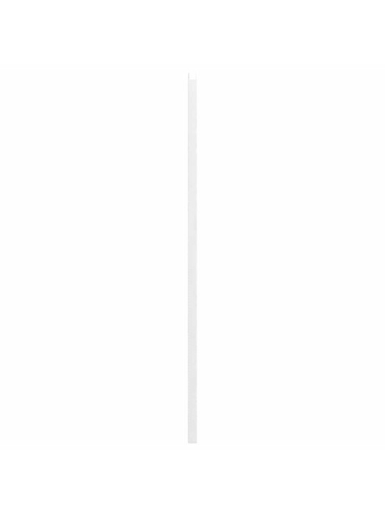 Kääntöovet säleikkö design 2-pari valkoinen 90x80 cm