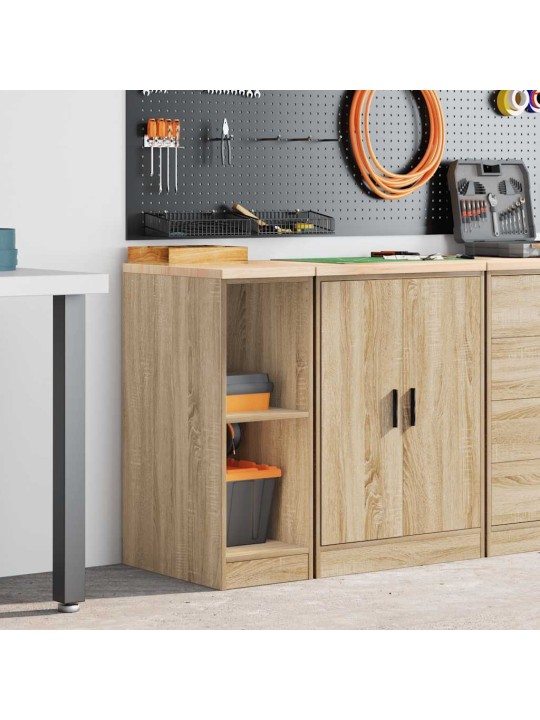 Autotallin säilytyskaappi sonoma tammi 30x51x85 cm täysi mänty