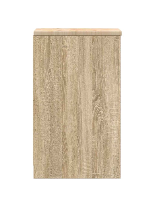 Autotallin säilytyskaappi sonoma tammi 30x51x85 cm täysi mänty