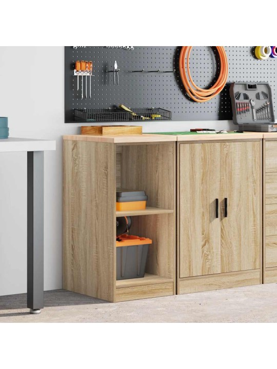 Autotallin säilytyskaappi sonoma tammi 40x51x85 cm täysi mänty