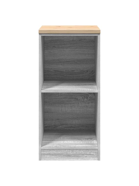 Autotallin säilytyskaappi harmaa sonoma 40x51x85 cm täysi mänty