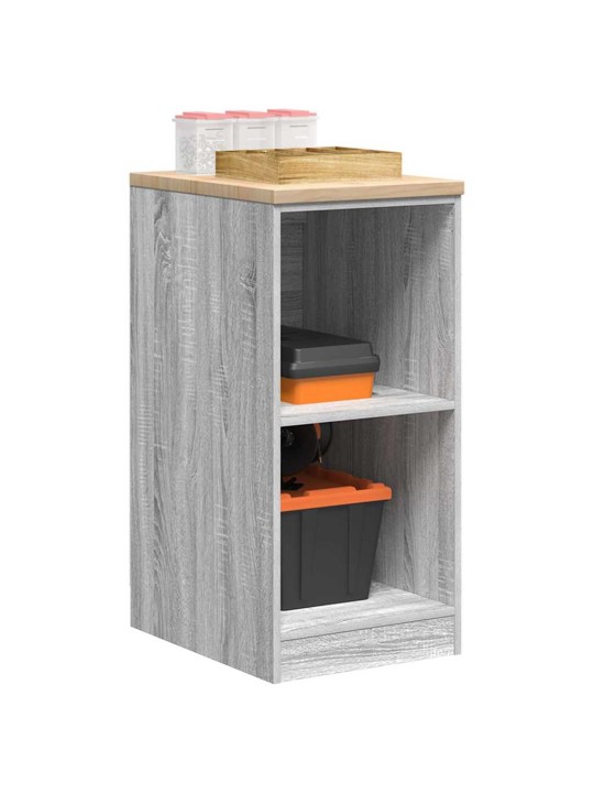 Autotallin säilytyskaappi harmaa sonoma 40x51x85 cm täysi mänty