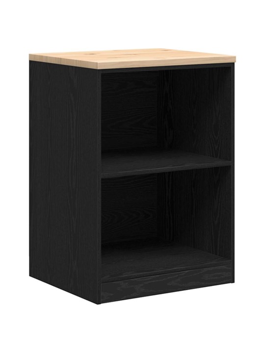 Autotallin säilytyskaappi musta 60x51x85 cm täysi mänty