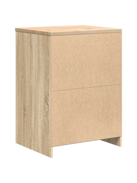 Autotallin säilytyskaappi sonoma tammi 60x51x85 cm täysi mänty