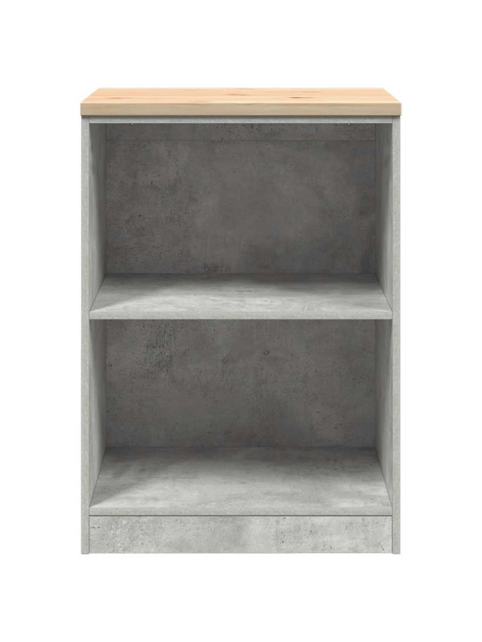 Autotallin säilytyskaappi betoni harmaa 60x51x85 cm täysi mänty