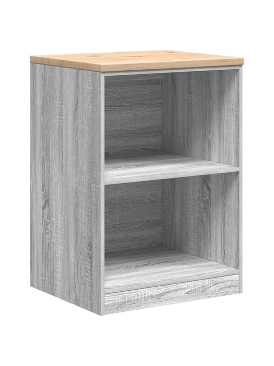 Autotallin säilytyskaappi harmaa sonoma 60x51x85 cm täysi mänty