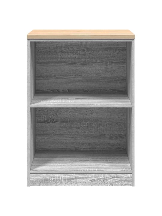 Autotallin säilytyskaappi harmaa sonoma 60x51x85 cm täysi mänty