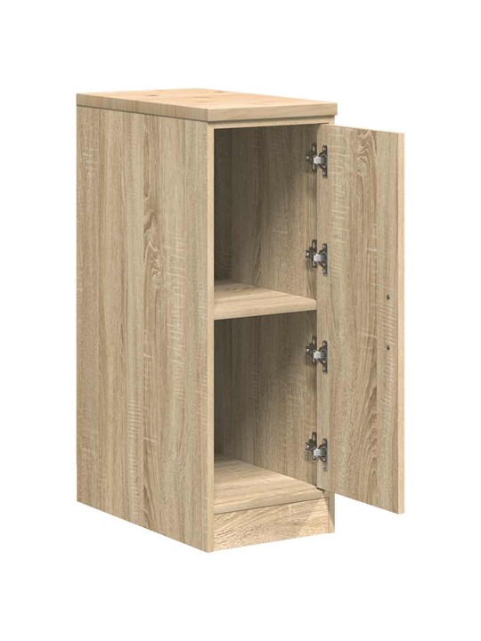 Autotallin säilytyskaappi sonoma tammi 30x51x85 cm täysi mänty
