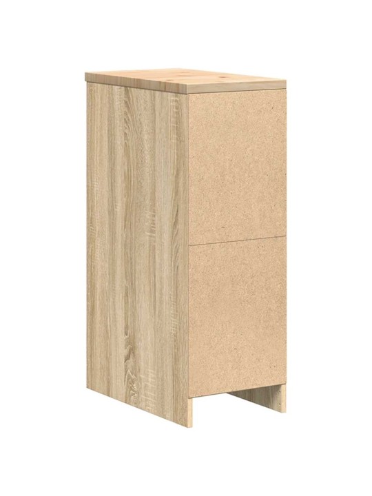Autotallin säilytyskaappi sonoma tammi 30x51x85 cm täysi mänty