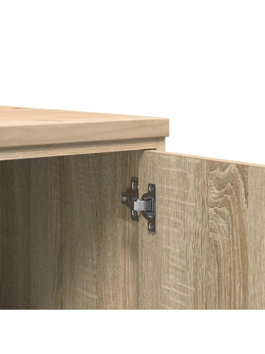 Autotallin säilytyskaappi sonoma tammi 30x51x85 cm täysi mänty