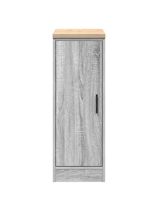 Autotallin säilytyskaappi harmaa sonoma 30x51x85 cm täysi mänty