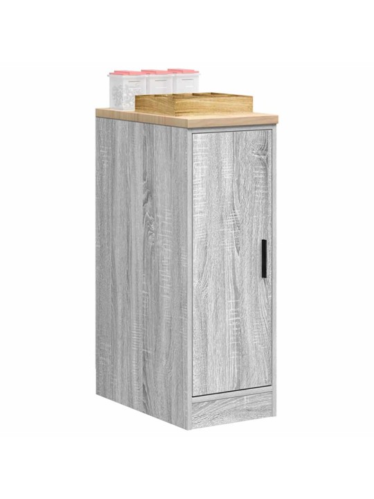 Autotallin säilytyskaappi harmaa sonoma 30x51x85 cm täysi mänty