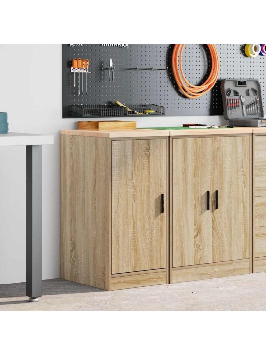 Autotallin säilytyskaappi sonoma tammi 40x51x85 cm täysi mänty