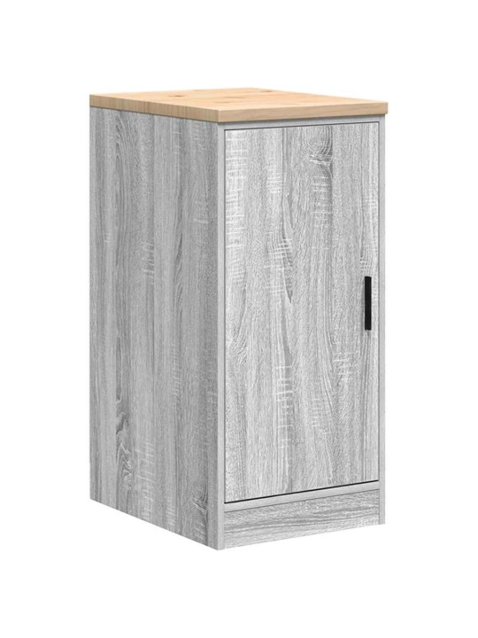 Autotallin säilytyskaappi harmaa sonoma 40x51x85 cm täysi mänty