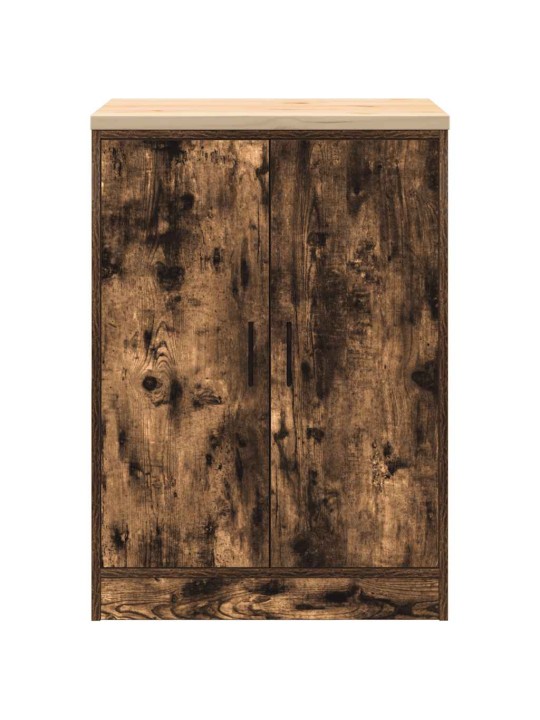 Autotallin säilytyskaappi 60x51x85 cm täysi mänty