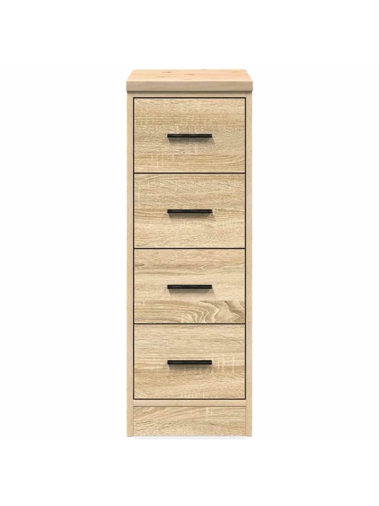 Autotallin säilytyskaappi sonoma tammi 30x51x85 cm täysi mänty