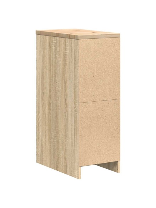 Autotallin säilytyskaappi sonoma tammi 30x51x85 cm täysi mänty