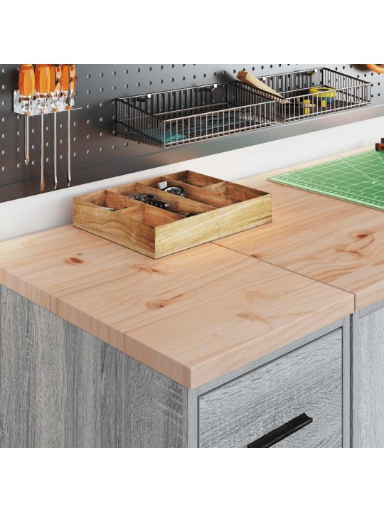 Autotallin säilytyskaappi harmaa sonoma 30x51x85 cm täysi mänty