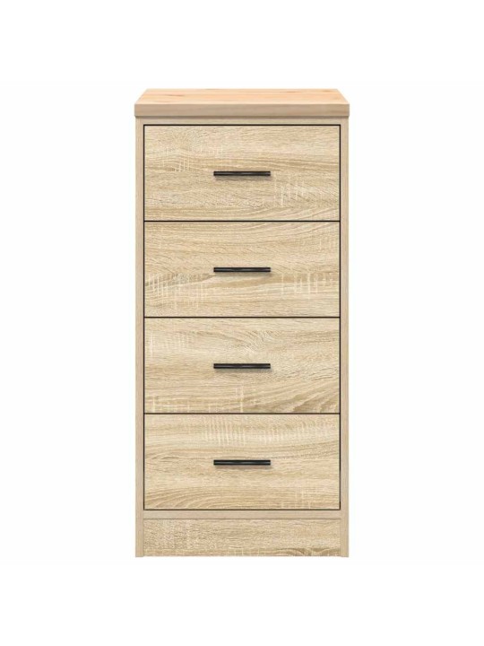 Autotallin säilytyskaappi sonoma tammi 40x51x85 cm täysi mänty