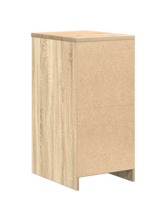 Autotallin säilytyskaappi sonoma tammi 40x51x85 cm täysi mänty
