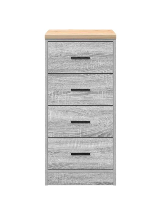 Autotallin säilytyskaappi harmaa sonoma 40x51x85 cm täysi mänty