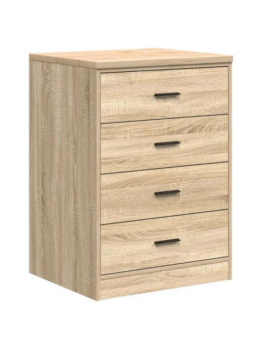 Autotallin säilytyskaappi sonoma tammi 60x51x85 cm täysi mänty