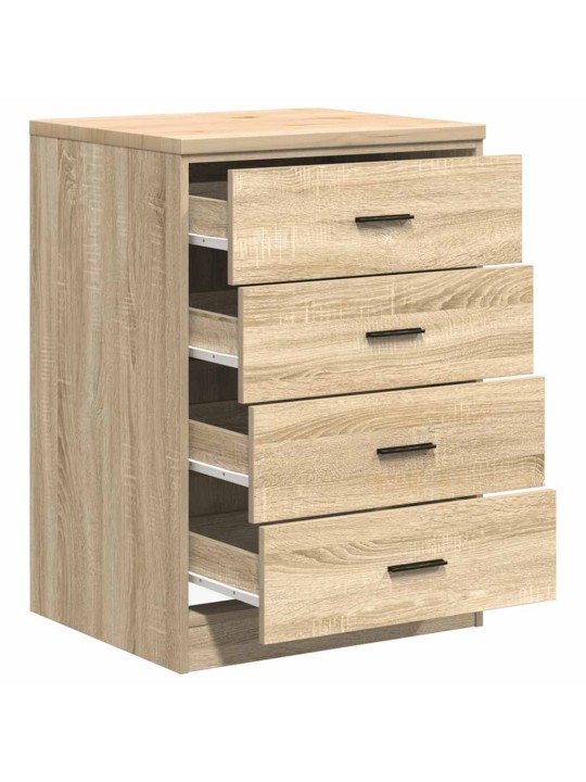 Autotallin säilytyskaappi sonoma tammi 60x51x85 cm täysi mänty