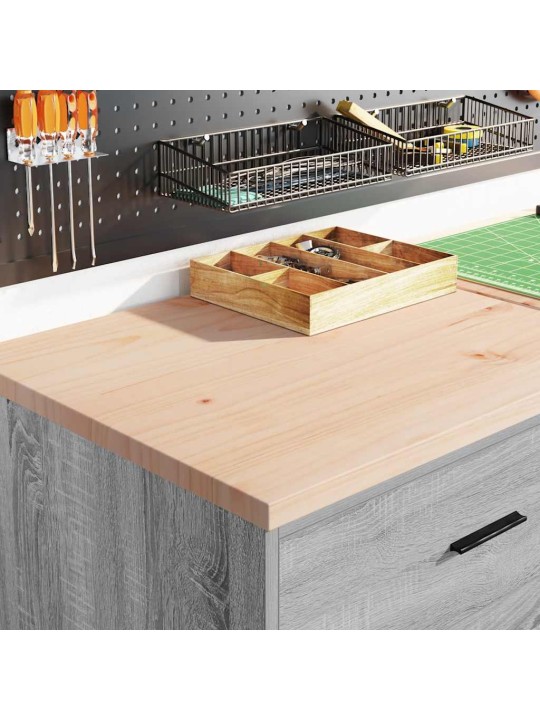 Autotallin säilytyskaappi harmaa sonoma 60x51x85 cm täysi mänty
